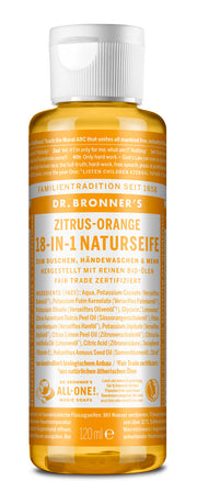 Zitrus-Orange - 18-in-1 NATURSEIFE - Dr. Bronner's Deutschland