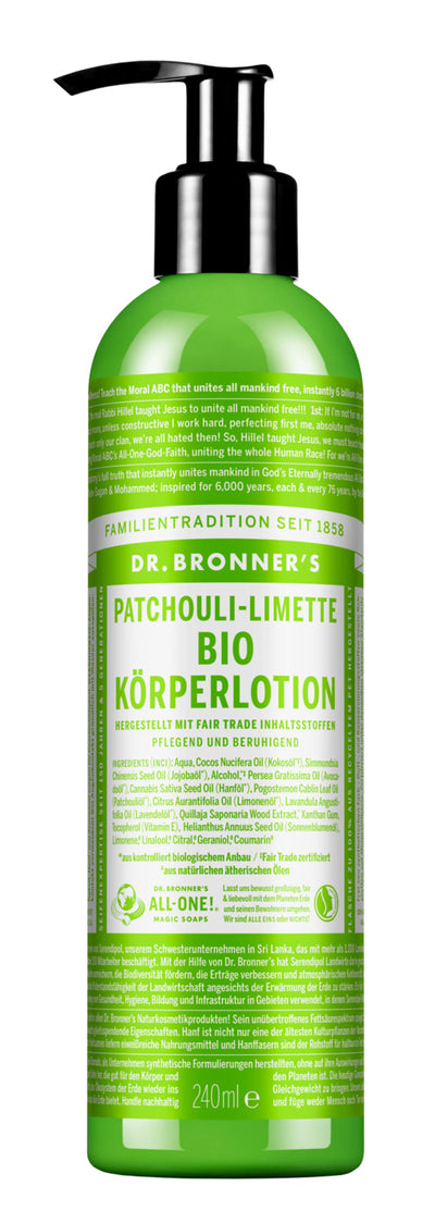 Patchouli-Limette - BIO KÖRPERLOTION - koerperlotion-bio-patchouli-limette