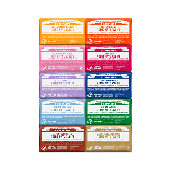 Stücksteife (10er) SET Reine Natur Seife Dr. Bronner's Deutschland