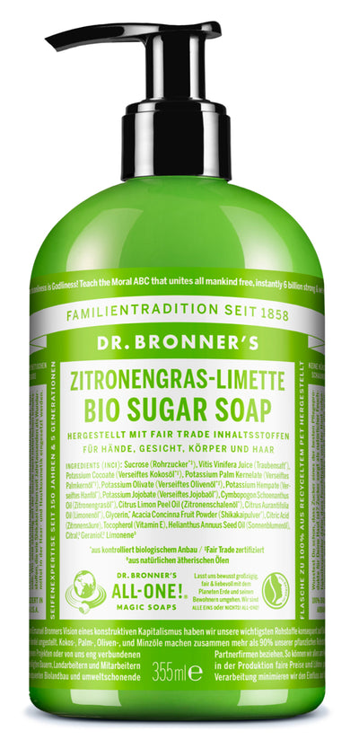 Zitronengras-Limette - BIO SUGAR SOAP - sugar-soap-bio-zitronengras