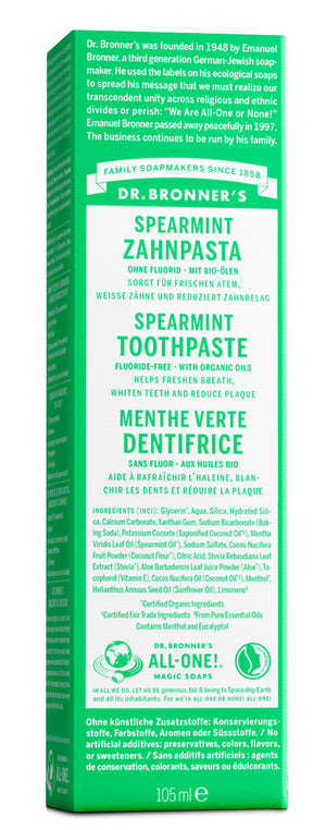 Spearmint - ALL-ONE ZAHNPASTA - Dr. Bronner's Deutschland