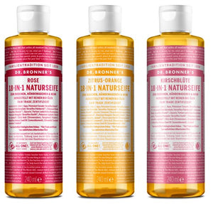 Flower Set - 3 x 240 ml fruchtig-florale Flüssignaturseife