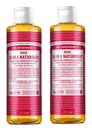 Rose Duo 2 x 240ml Naturseife