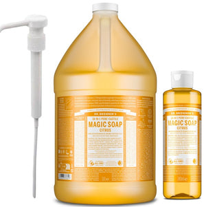 Nachfüllset Magic Soap Naturseife Zitrus + Pumpe