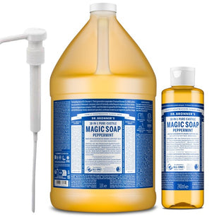 Nachfüllset Magic Soap Naturseife Pfefferminze +  Pumpe