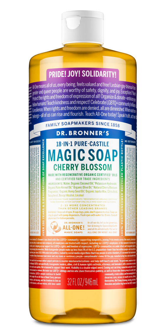 Cherry Blossom Pride Label
