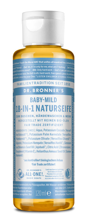 Baby-Mild - 18-in-1 NATURSEIFE - Dr. Bronner's Deutschland