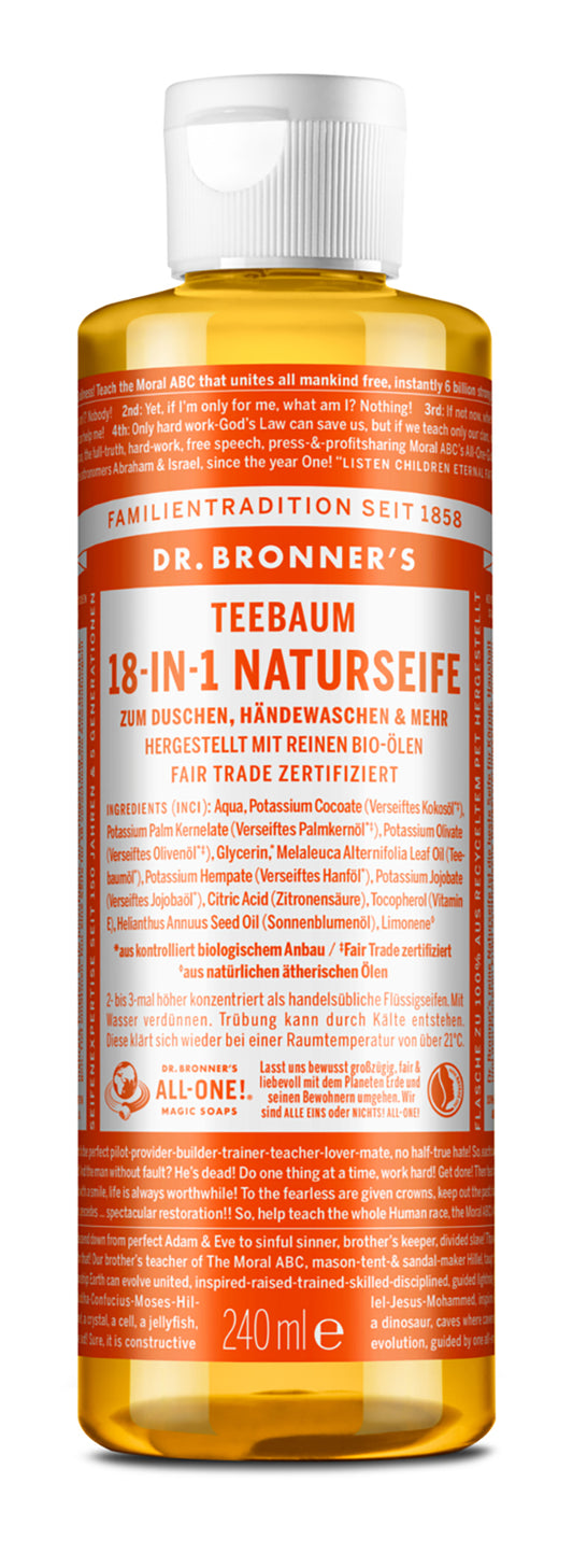 Teebaum - 18-in-1 NATURSEIFE - Dr. Bronner's Deutschland