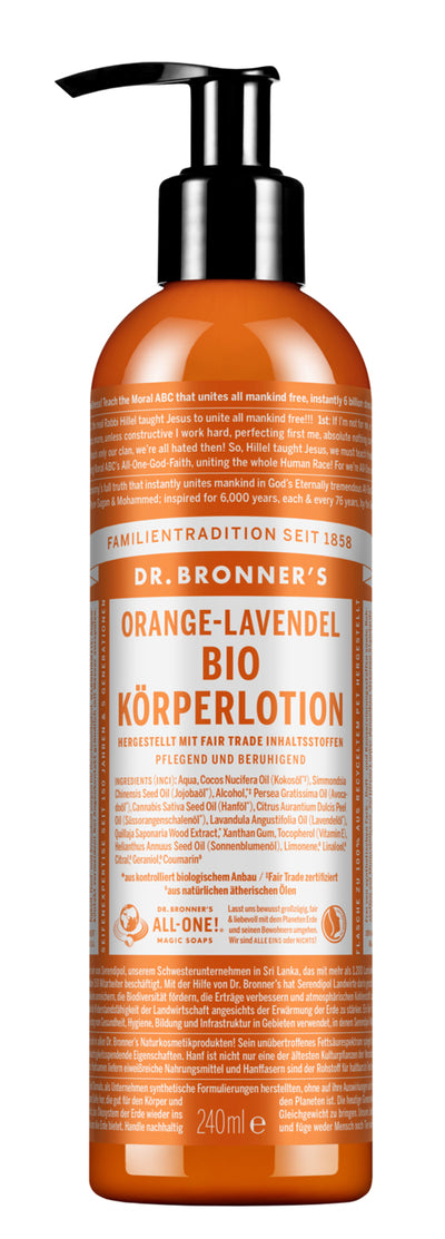 Orange-Lavendel - BIO KÖRPERLOTION - koerperlotion-bio-orange-lavendel
