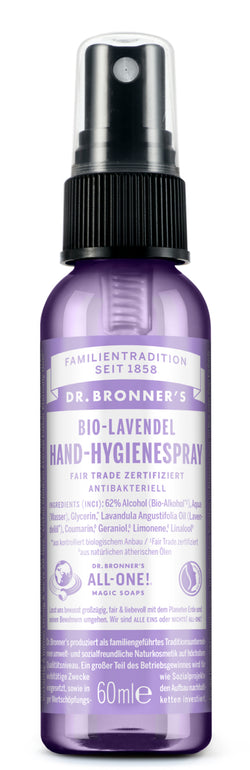 Lavendel - BIO HAND-HYGIENESPRAY - Dr. Bronner's Deutschland
